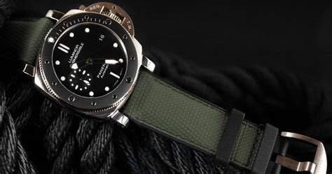 panerai rubber strap malaysia|genuine Panerai straps.